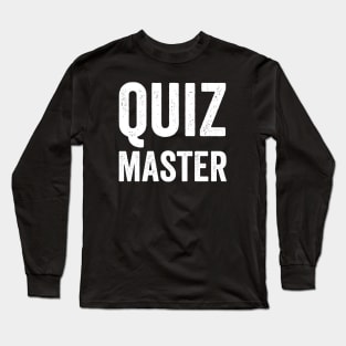 Virtual Pub Quiz - Quiz Master Long Sleeve T-Shirt